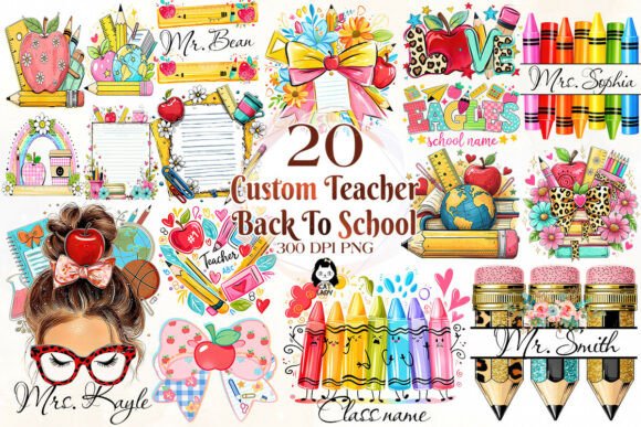 Custom Teacher Back to School Bundle PNG: Avoid These Common Pitfalls Before You Download