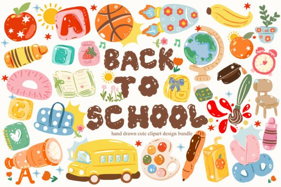 Cute Back to School PNG Teacher Clipart: Integrating Hand-Drawn Assets into Your Creative Workflow