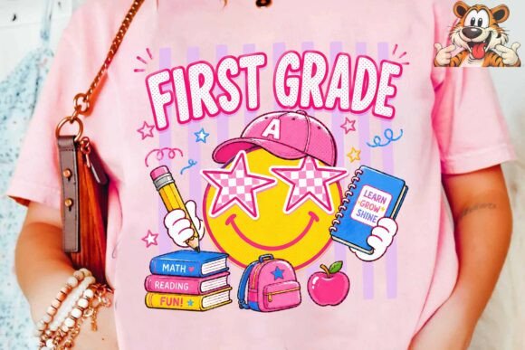 Evaluating the First Grade Back to School Smiley PNG for Creative Projects
