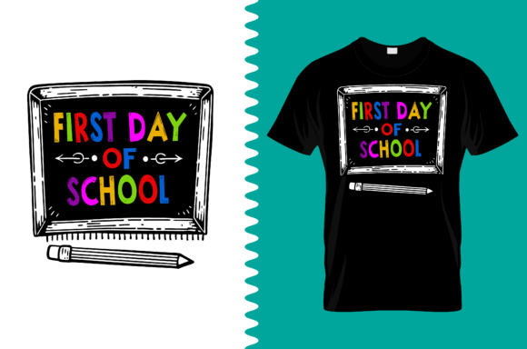 First Day of School Chalkboard Sign