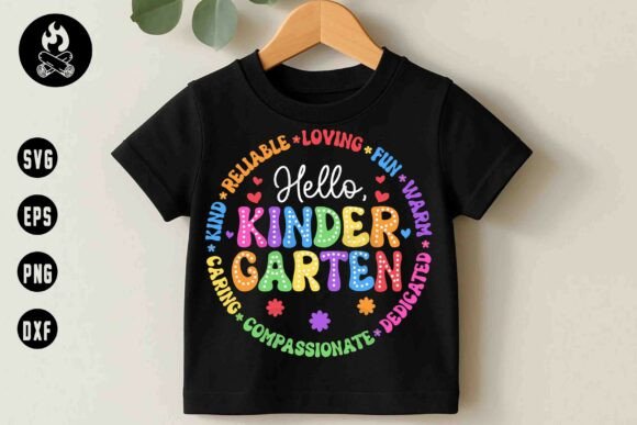 Hello Kindergarten SVG, Hello School Svg: Bringing Cheer to the First Day
