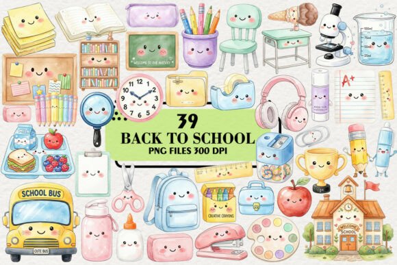 Kawaii Back to School Life Clipart: A Strategic Asset for Modern Branding and Creative Projects