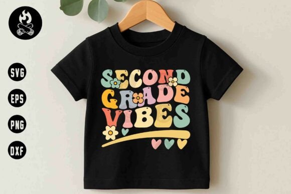 Second Grade Vibes SVG Retro Groovy