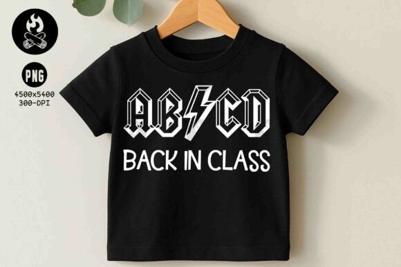 Start Your School Year with Rockstar Vibes Using the ABCD Back in Class PNG 3D Style