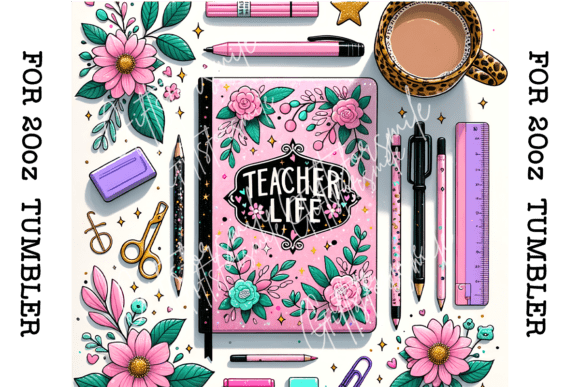 Teacher Life 20oz PNG: A Versatile Gift Design